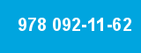 978 092-11-62